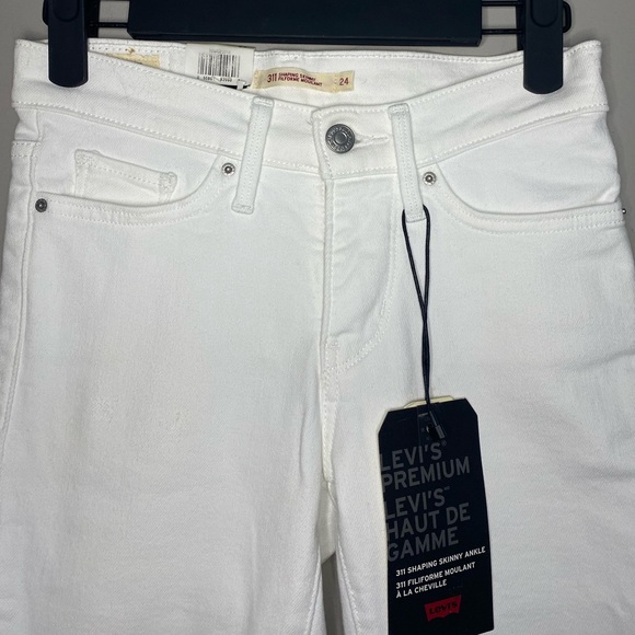 Levi’s 311 Shaping Skinny Ankle white jean pants - Picture 2 of 11
